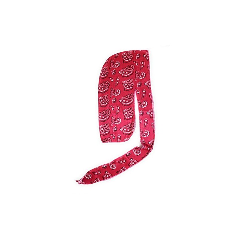 Dream Silky Satin Deluxe Luxury Stretch Bandana Durag Hot Pink