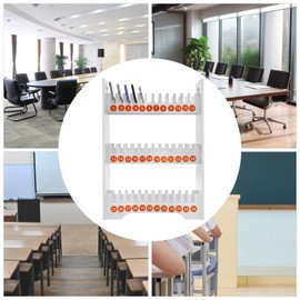 WUPYI 36 Slots Cell Phone Holder Classroom Cell Phone Storage with 1-30 Number Stickers,Desktop Mobile Phone Holder Organizer for Office School Classroom