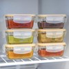 Sage Spoonfuls Borosilicate Glass Baby Food Containers with Lids -