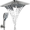 ELLO&ALLO Rain Shower Head with Handheld Spray, Rainfall Shower Head