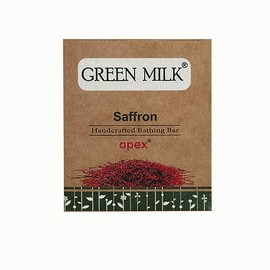 Green Milk Saffron Handcrafted Bathing Bar