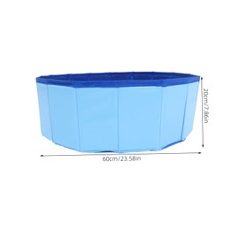 BESPORTBLE Foldable Pet Pool for Dogs Cats and Boys and Girls Swimming Tub for Outdoor Fun and Easy to Store for Bathing and Cooling Off