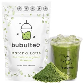 Matcha orgánico en polvo para bebidas, endulzado con Xilinat y hecho con Matcha 100 natural y orgánico.                                               