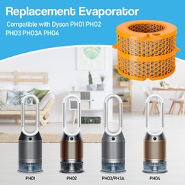 ACCTDLF Air Purifier Carbon Fiber Evaporator Filter Replacement for Dyson PH01 PH02 PH03 PH04 PH3A, Replacement Humidifier Filters for Dyson Purifiers Docking Station Accessory Holder