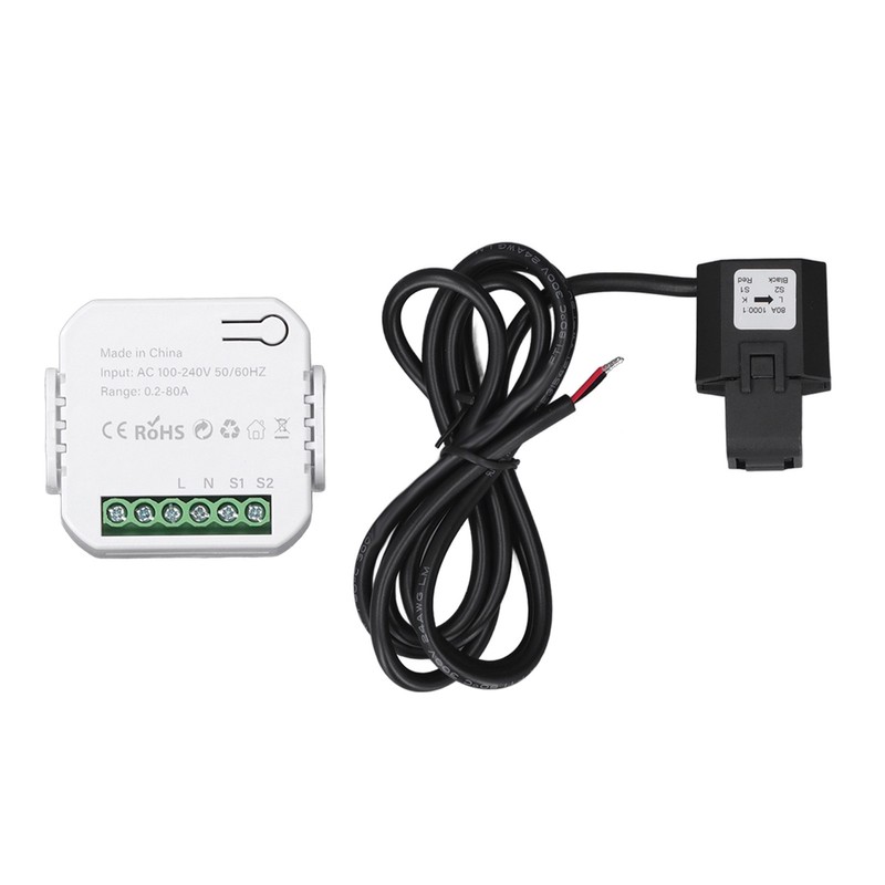 Smart Energy Monitor WiFi Single Phase Smart Energy Meter 0.2‑80A