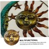 Ipetboom 1 PC Unique Sun Moon Pendant Wall Hanging Decor
