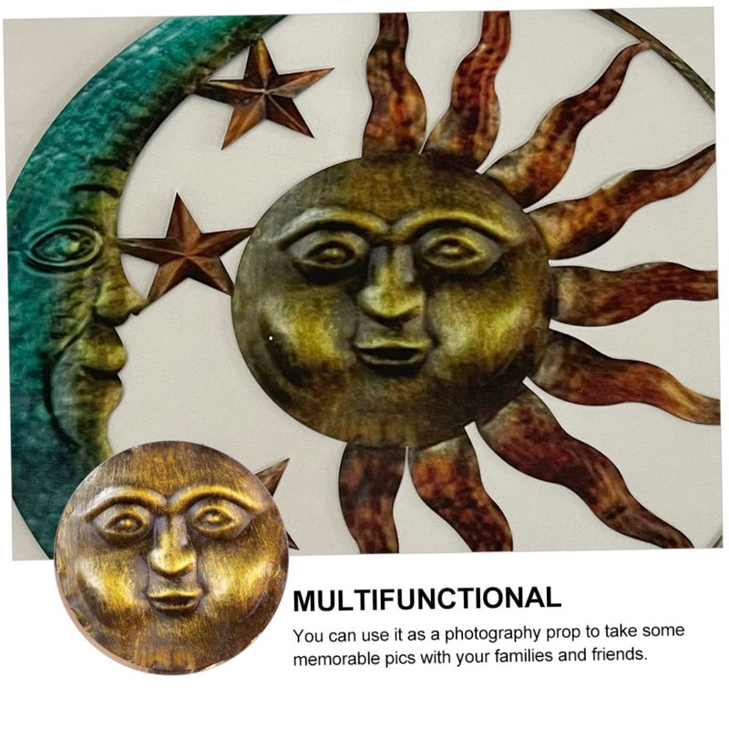 Ipetboom 1 PC Unique Sun Moon Pendant Wall Hanging Decor