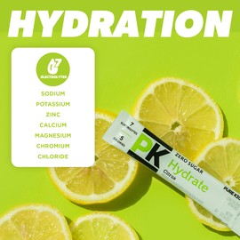 PURE KICK Hydration Singles To Go Drink Mix, Citrus, Includes 12 Boxes with 6 Packets in each Box, 72 Total Packets