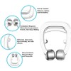 QEDBOJE 6 PCS Schnarchstopper Anti Schnarch Anti Schnarch Magnet NasenClip