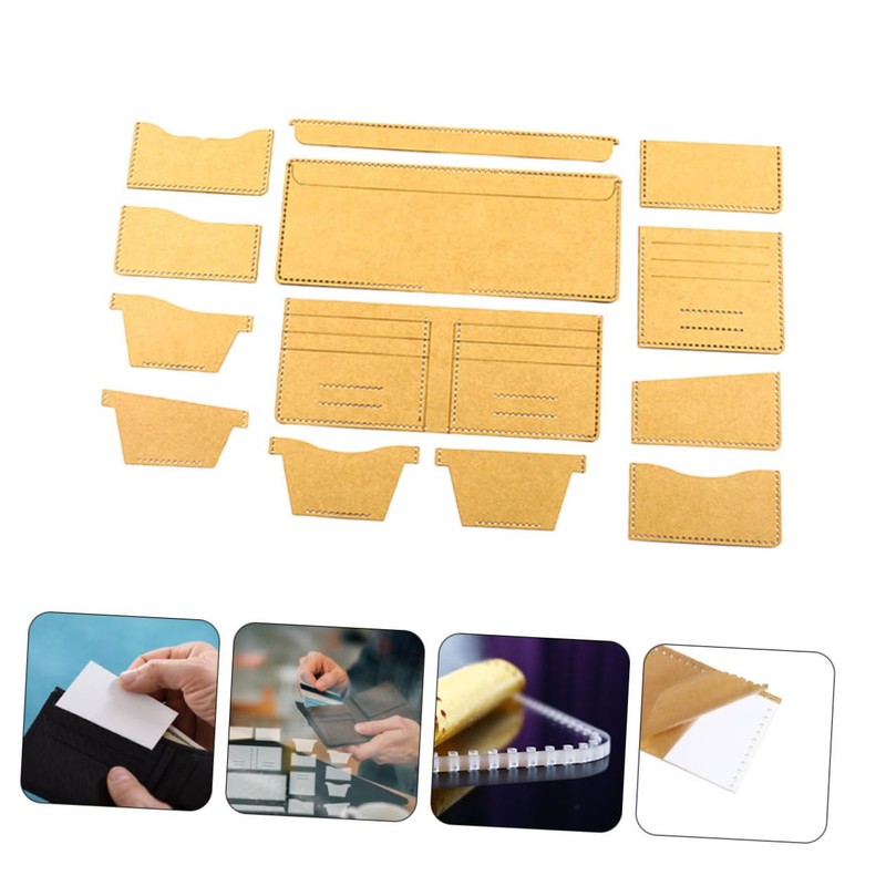 Operitacx Wallet Making Templates Leather Wallet Template Set Quilting Templates
