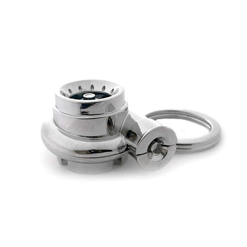 Boostnatics Electric Turbo Turbine Keychain Keyring with Sounds + LED