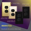 ENERLITES Duplex Double Toggle Light Switch, Single Pole, Side Wiring,