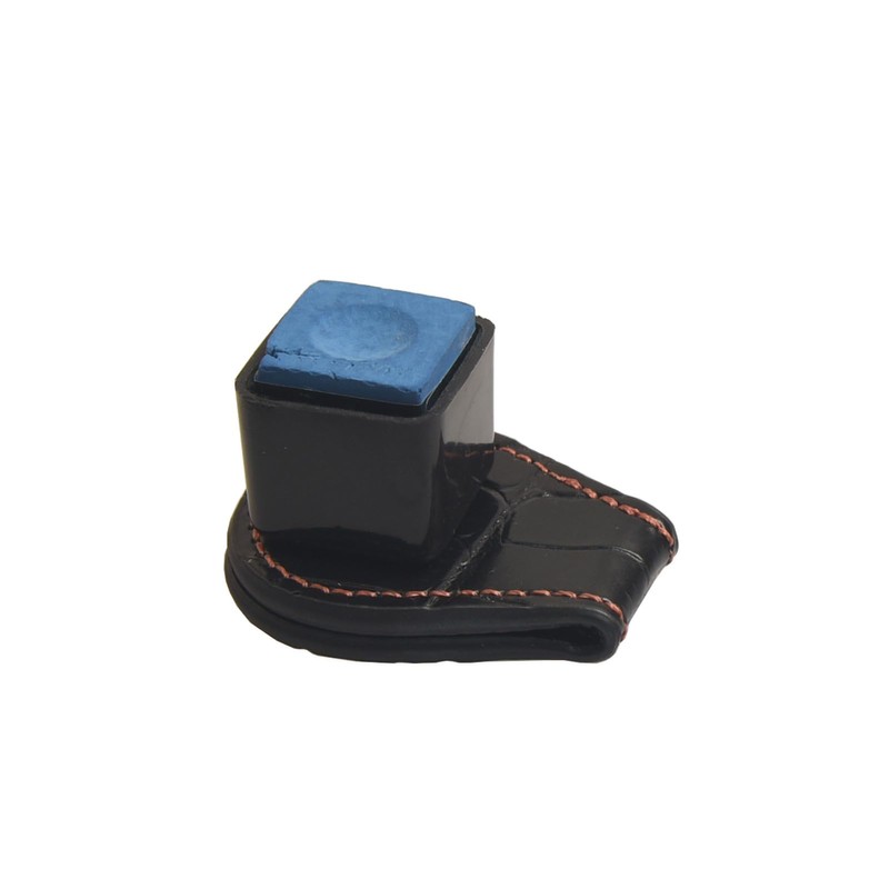 LAKE OF FIRE Pool Chalk Holder – Magnetic Leather Pocket