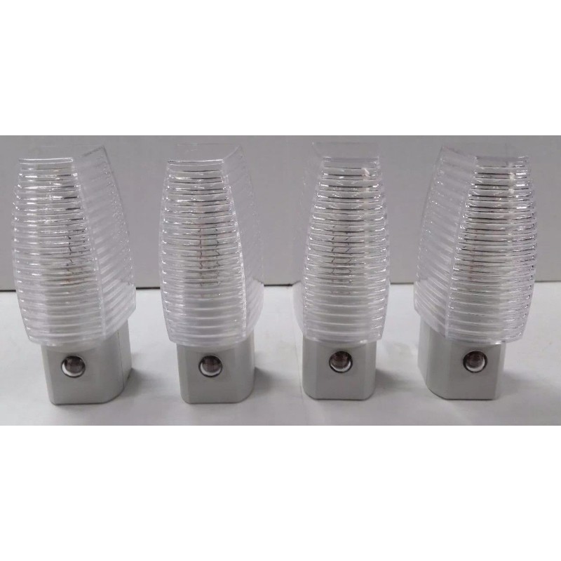 Amerelle Classic Faceted Night Light Clear 4-Pack On Dusk/Off Dawn