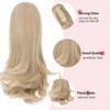 SLEEKALON Claw Clip Ponytail Extension for Women 12" Fluffy Short