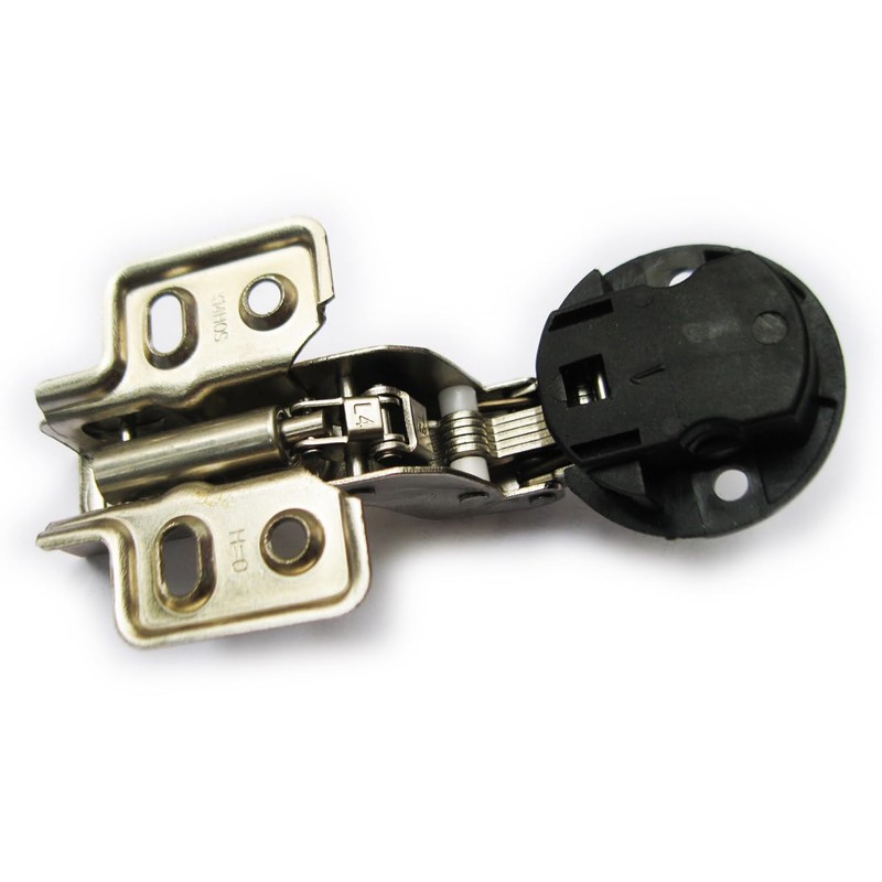 HnFshop 1.5 inches (35mm) Hydraulic solf-Close Cabinet Hinge for Glass