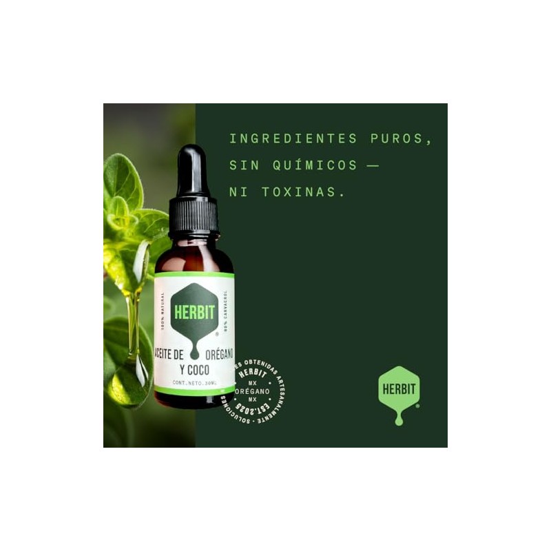 Kit 2 Aceite de Orégano Natural 80% Carvacrol – Frasco