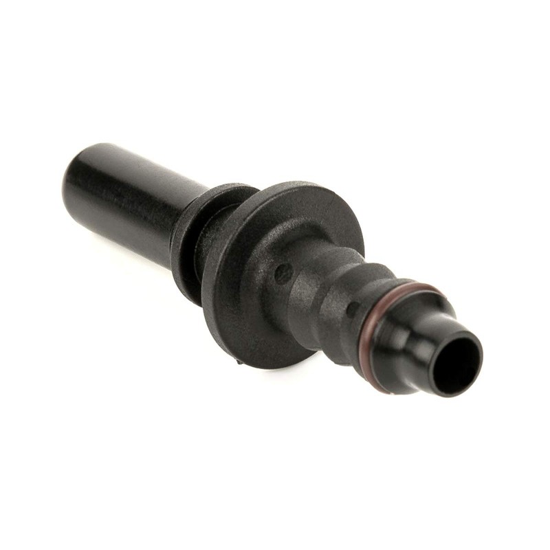 LST Quick coupling with counterpart set, fuel line, straight, smooth,
