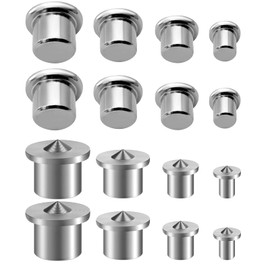ISDVBUY 20 PCS Dowel Pins Center Point Set - Tenon Center Transfer Plugs Point for Professional Woodworking Accessories 5 Sizes (1/4", 5/16", 3/8", 1/2" Inch)