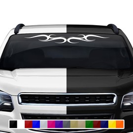 Sticky Creations Tribal Scroll Decoration Accent Decal Sticker Windshield Window Vinyl Graphic Banner Car Truck SUV Vehicle Boat Trailer ATV 36"x4.25"+ (Design #134)