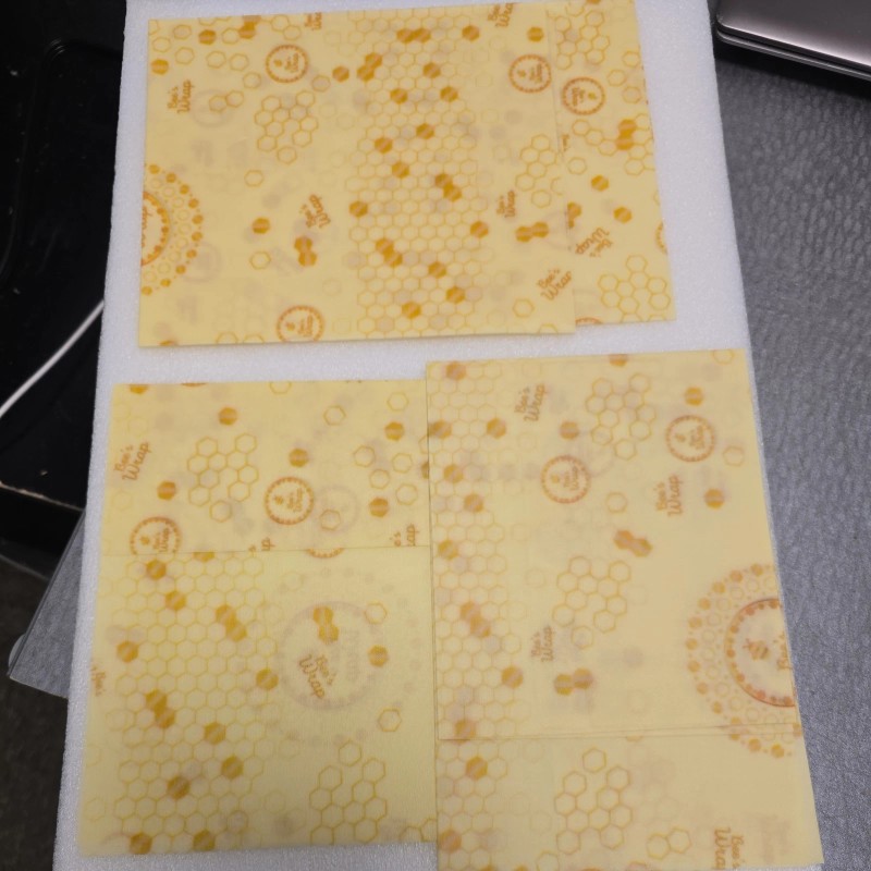 Perfect stock Beeswax Food Wraps 100% organic cotton. 3 Packs