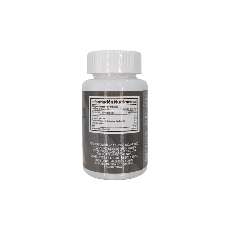 Vitamina B3 Niacina 100 Tabletas 500 Mg Nutricion 2000 Sabor