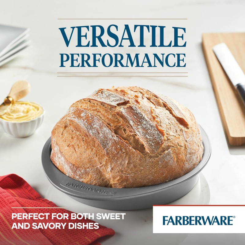 Farberware Nonstick Bakeware Baking Pan / Nonstick Cake Pan, Round