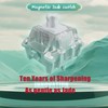 Zjmehty GATERON Magnetic Jade Switches for Magnetic Mechanical Keyboards,Linear 30gf/electromagnetic