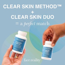 Face Reality Clear Skin Duo – Acne & Breakout Skincare for All Skin Types, Dry Skin, Oil Control, Probiotic Repair, and Skin Restoration
