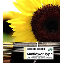 Oakland Gardens Premium Hand Dipped Incense Sticks, You Choose The Scent. 100 Sticks. (EO Sunflower)