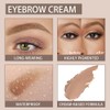 evpct Blonde Eyebrow Powder Pomade Gel Shaper Makeup Kit with