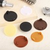 sourcing map 10Pcs Hinge Hole Covers, 35mm(1-3/8") Dia Plastic Concealed