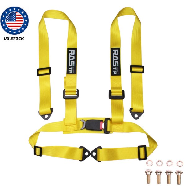 BARTOO RASTP Racing Seat Belts 4 Point 4PT Harness Nylon