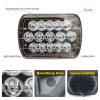 Colight For Nissan D21 Pickup 1986-1994 PAIR 7x6" 5X7 LED