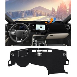 BIBLOZ Dash Cover 2022-2025 for Lexus NX 250/ NX 350/ NX 350h/ NX 450h+ Accessories Black Flannel Dashboard Cover Mat Car Dashboard UV Sun Protection