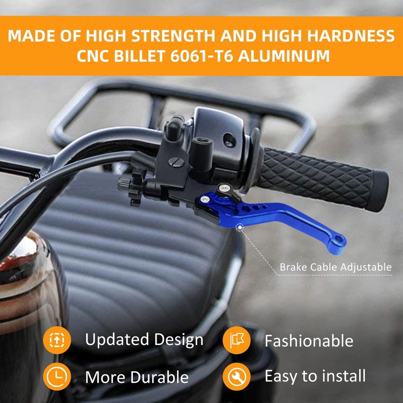 Upgrade Universal 7/8" 22mm Handlebar Brake Master Cylinder Clutch Lever