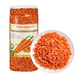 Freeze-Dried Diced Carrots - 1.76lb (28oz) Jar | Long Shelf Life Pantry Staple | Emergency Food, Cooking & Snacking | Vegan, Non-GMO, No Preservatives. Non-GMO Dehydrated Diced Carrots.