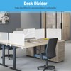 Yeaborn Desk Divider 4 Pcs Desk Privacy Panel 47.2'L x