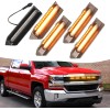 Sidi Led Grill Grille Lights bar for 2016-2018 Chevy Silverado