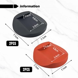 Set of 4 Bed Wheel Anti-Slip Bed Wheel Stopper, Sticky Castor, Rubber Foot Pads, Sofa Bed Foot, Bed Roller, Stopper, Furniture Castor