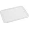 Storex Bin Cover/Lid, Fits Storex Small Cubby Bin (Bins Sold Separately), 12.2" x 7.8" x 1", 5-Pack, Translucent (62402U05C)