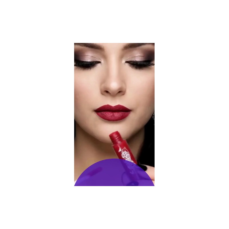 Gloss Malagna Rojo Vegano Crimson Labial Ultrapigmentado