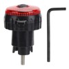 Bike Handlebar Plug Light with Rearview Mirror Bicycle Accessories Cycling