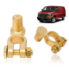 Battery Post Extender, SAE to JIS Car Battery Terminal Connector Positive Negative Top Post Quick Release Disconnect Car Battery Cable Terminal for Auto (Pack of 2)