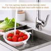 2 Pcs Kitchen Double-Ear Fine Mesh Strainers with Handle Plastic