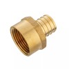 EFIELD 10PCS 1" PEX X 1" FEMALE NPT ADAPTER BRASS