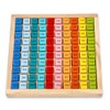 Sky-blue 10279 Wooden Calculator Board Multiplication 101 pieces