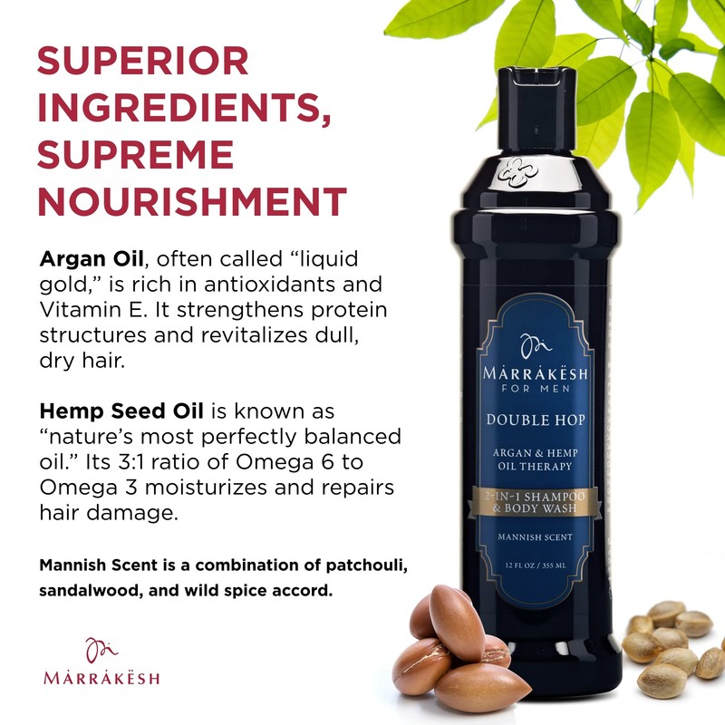 MARRAKESH CHAMPU 2 IN 1 DOUBLE HOP FOR MEN 355