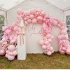 JZCZOEB 181Pcs Coquette Pink Bow Balloons Arch Garland Kit with