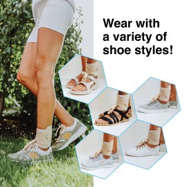 Dosh AFO Foot Drop Brace - Drop Foot Brace for Walking - AFO - Unisex (Beige)